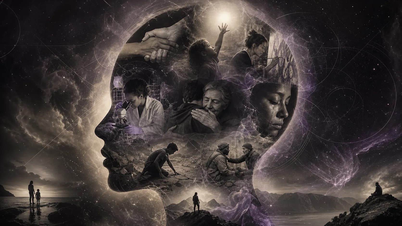 A poetic collage of love, discovery, grief, creativity, and courage.